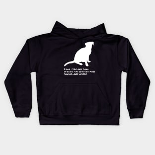 Dog Lover Quote Kids Hoodie